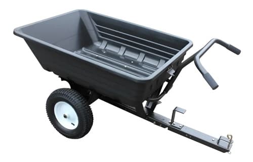 Trailer Zorra Carretilla Equus Para Cuatriciclo O Tractor Negro