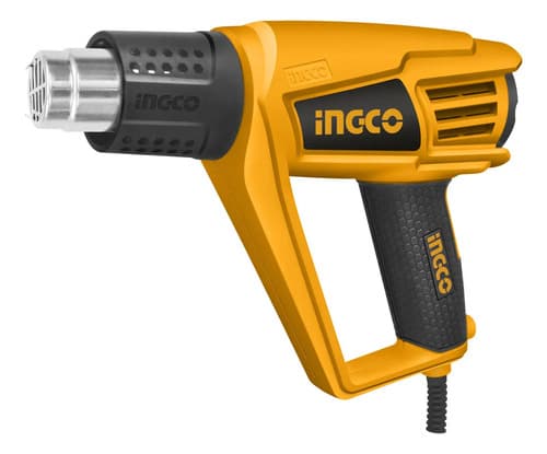 Ff Pistola De Calor Ingco 2000w 2 Nivele 550°c Calor Hg20008 Amarillo