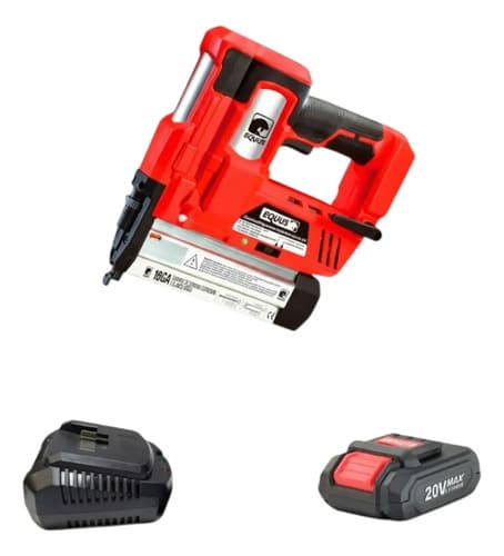 Clavadora Grapadora Inalámbrica 20v Equus+bateria+cargador
