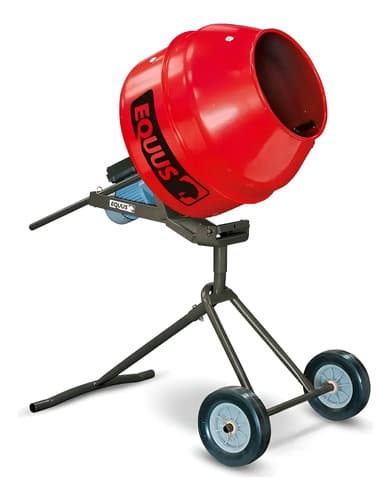 Hormigonera Portatil Vertical 140l Equus Mx140 Color Rojo