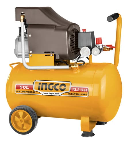 Compresor De Aire 50l 2.5hp 220-240v 96db Ingco Ac255016 Amarillo 50hz/60hz Bifásica