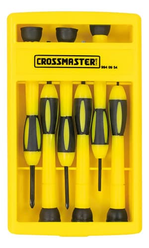 Juego De 6 Destornilladores Para Electrónica Crossmaster