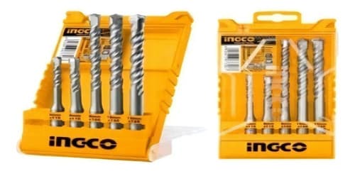 Set Brocas Sds Plus Para Concreto 5 Piezas Industrial 6-12mm
