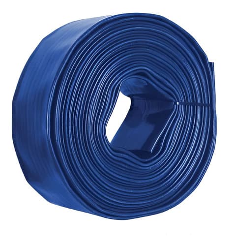 Manguera Plana P/descarga De Agua, 2 X 50 M, Truper 100862 Color Azul