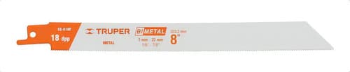 Segueta Sierra Sable 8'' Metal 18 Dpp 2 Pz Truper 10798