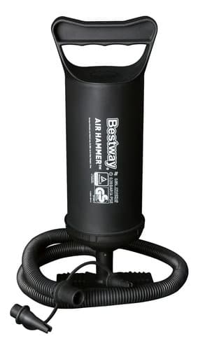 Inflador Manual Portátil Bestway 62002 Para Camping, Doméstico, Hogar Color Negro 4psi