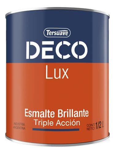Esmalte Sintetico Decolux Brillante 0,5 L Tersuave Color Blanco