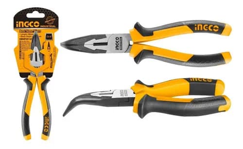 Pinza Alicate Punta Doblada Ingco 6'' Hbnp28168