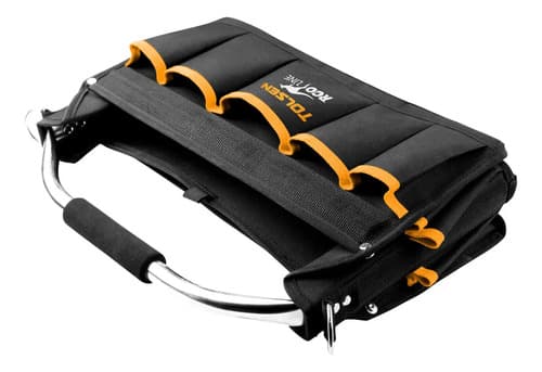 Bolso Industrial Con Asa Metal 17 Tolsen Negro