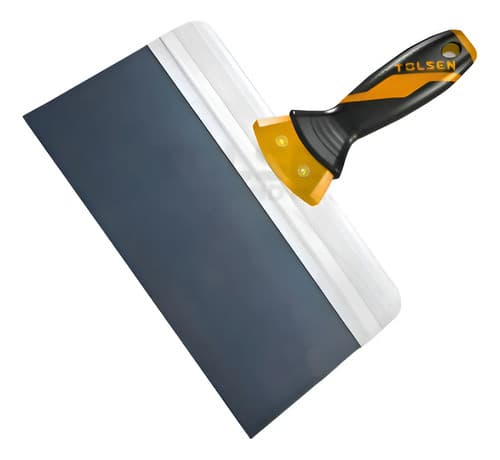 Espátula Para Yeso Azul Tolsen De 25 Cm Con Mango Bi-componente