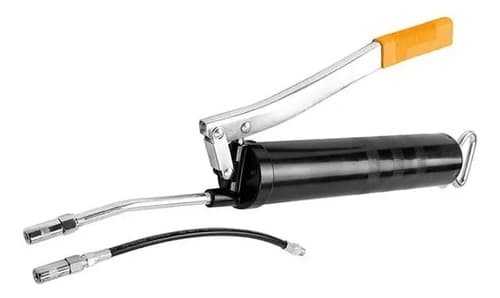 Pistola Engrasadora Neumática Tolsen Con Pico Rígido Y Flexible