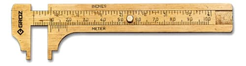 Calibre Mecánico Bronce Groz 115mm Precisión Y Resistencia