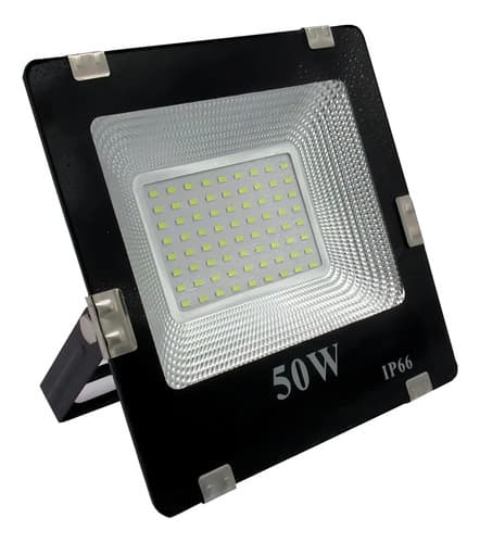 Foco Led Exterior 50w Tushop Cuadrado Ip66 4500lm Luz Fría