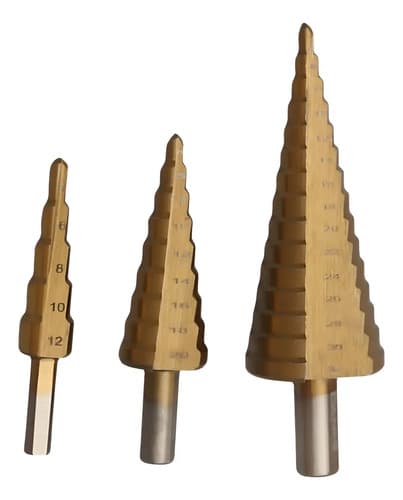 Mechas Escalonadas Acero Titanio Modelo 7 Danmi 4-32mm Juego 3 Piezas