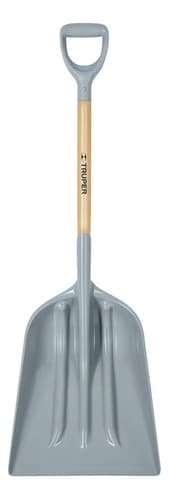 Pala Sanitaria Plástica Extra Ancha Uso Pesado Rudo 117 Cm Color Gris