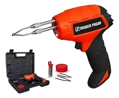Soldadora Estaño 100w Dowen Pagio En Maletin 1 Año Garantia Naranja