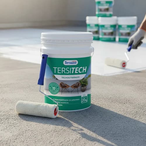 Membrana Impermeabilizante Tersitech Transito 20 Kg Blanco Mate