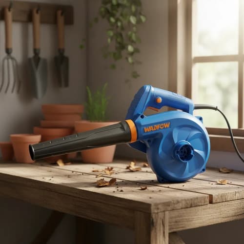 Sopladora Electrica 400w 14000 Rpm Wab15401 Wadfow Mara Azul