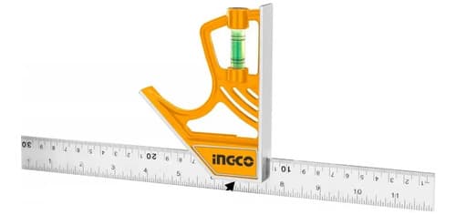 Escuadra Combinada Hsr530255 Magnetica Ingco Ma Naranja