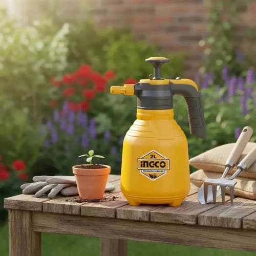 Pulverizador Fumigador 2.5 Bar 2 Lt Hspp20202 Ingco Amarillo