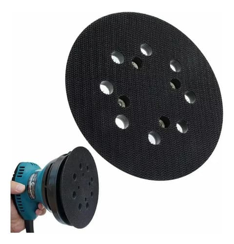 Base Con Velcro 5'' Pad Lijadora Repuesto 125mm Universal