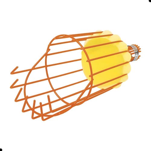 Recolector De Fruta Sin Mango, Polietileno, Truper 14338 Naranja