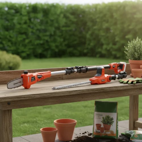 Podadora Cortasetos Bateria Ionlitio 18v Dowen Pagio 9993032 Naranja