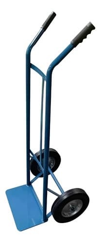 Carro De Mano Tushop Constructor Azul 200 Kg Metal Galvanizado