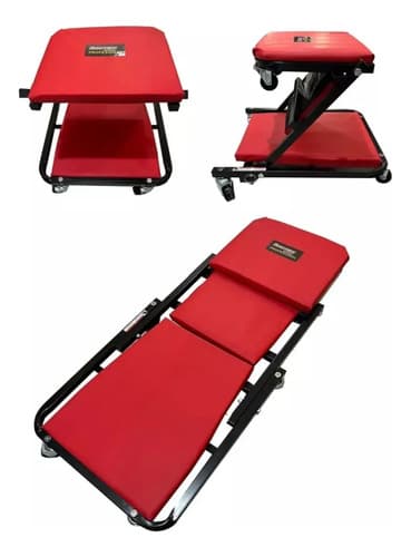 Camilla Plegable Asiento - Taller Mecánico | Eurotech