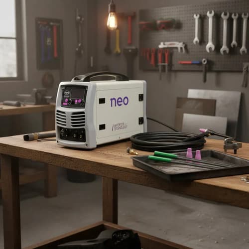 Soldadora Neo Industrial 4 En 1 200a Inverter Mig/tig Color Combinado