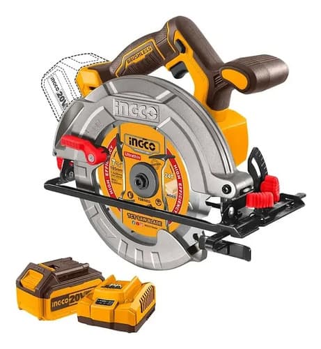 Sierra Circular A Bateria 20v P20s Brushless Motor 185mm C/b Amarillo