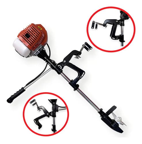 Motor Fuera De Borda 2 Tiempos 52cc Bote Kayak Rodifer Varios Colores