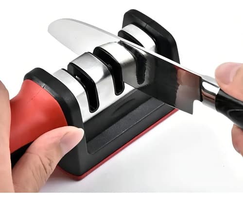 Afilador Cuchillos Tijeras Cuchillas Mango Ergonomico