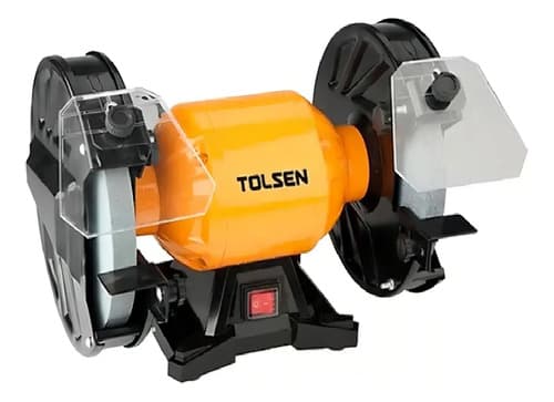 Amoladora Banco Tolsen 8 79648 350w Ferreteria Color Naranja Frecuencia 50