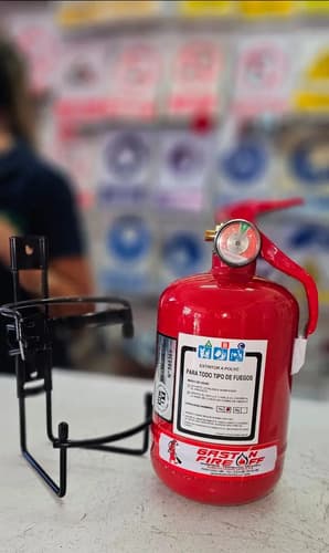 Extinguidor Bomberito Reglamentario C/ Soporte 1 Kg. Auto